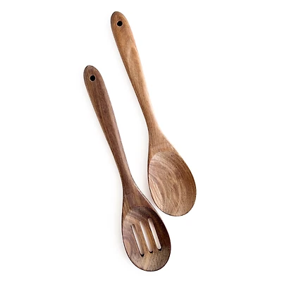 Salad servers - Acacia wood