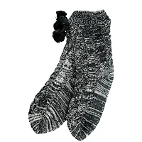 Bas de laine doublé - Noir