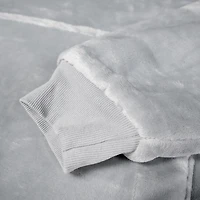 Couverture à capuche surdimensionnée réversible - Gris