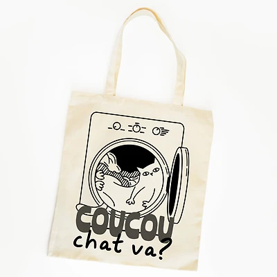 Sac fourre-tout - Coucou chat...