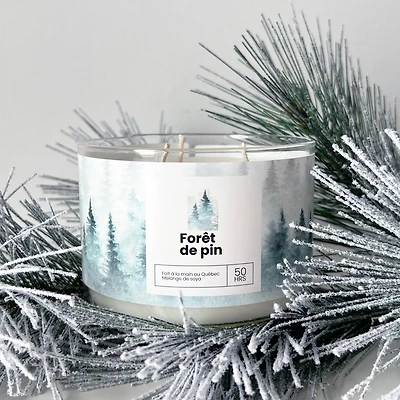 3 Wick Candle - Pine forest