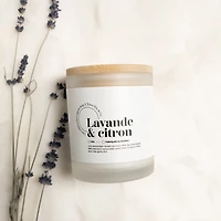 Candle 2 wicks - Lavender & lemon