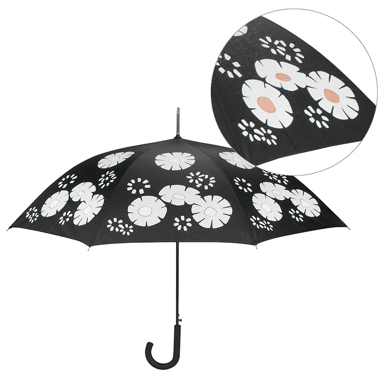 Parapluie changeant de couleurs - Marguerites