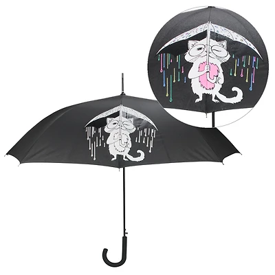 Color changing umbrella - Grumpy cat