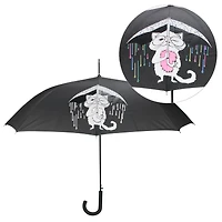 Parapluie changeant de couleurs - Chat grognon