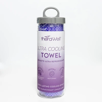 Serviette rafraîchissante - Mauve