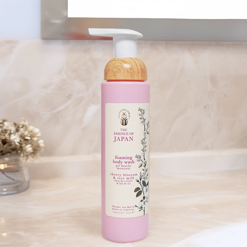 Foaming shower gel - Jasmine tea & rice milk