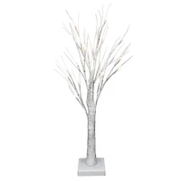 White illuminated tree