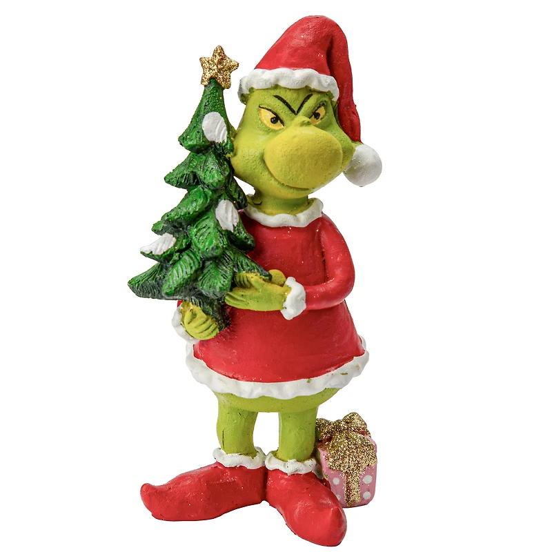 Grinch with Christmas tree