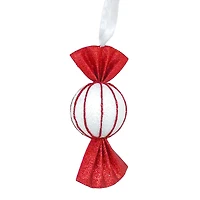 Candy ornament - Red and white
