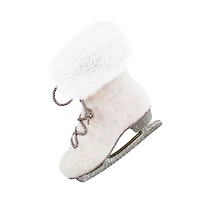 Ice skating ornament - Cream