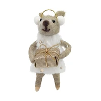 Ornement souris - Cache-oreille et cadeau