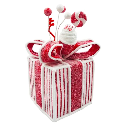 Red and white gift - With candy