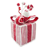 Red and white gift - With candy