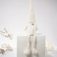 Gnome assis - Crème