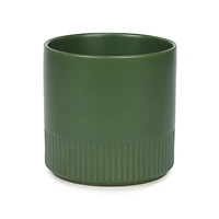 Green planter - Striated