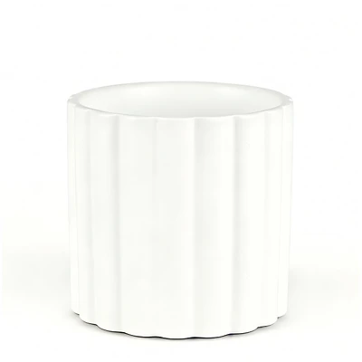 White planter - Curl