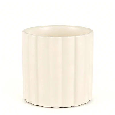 Beige planter - Curl
