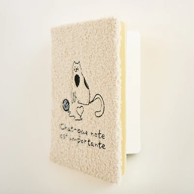 Bouclé wool notebook - Cat