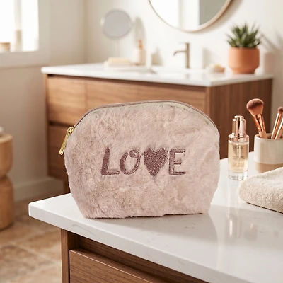 Trousse en fourrure - Love