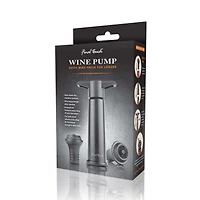 Wine pump with 2 stoppers - Matte black