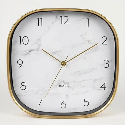Horloge murale - Design marbré