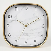 Horloge murale - Design marbré