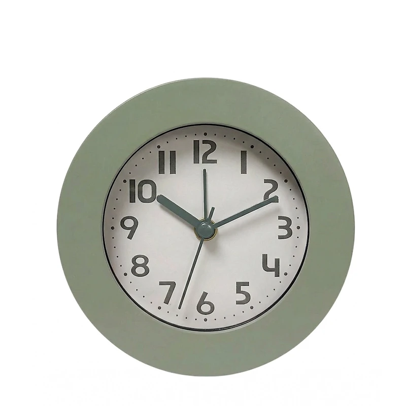 Réveil matin vert sauge