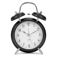 Cadran réveil matin - Noir & argent
