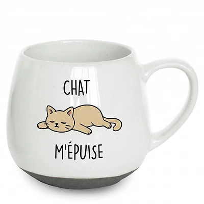 Tasse à café - Chat m'épuise
