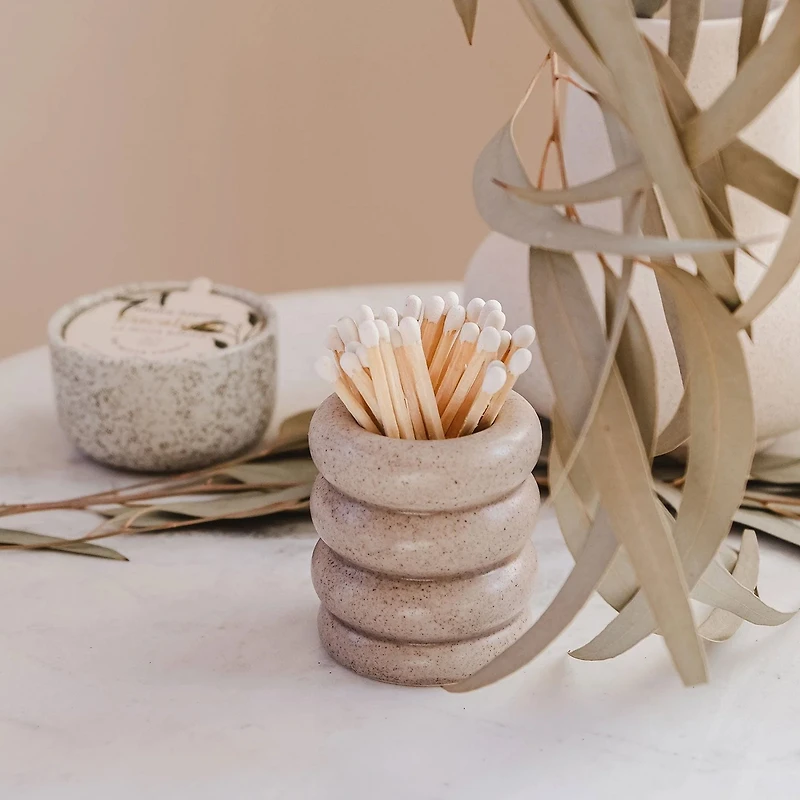 Grey matchpot - Mimi & August