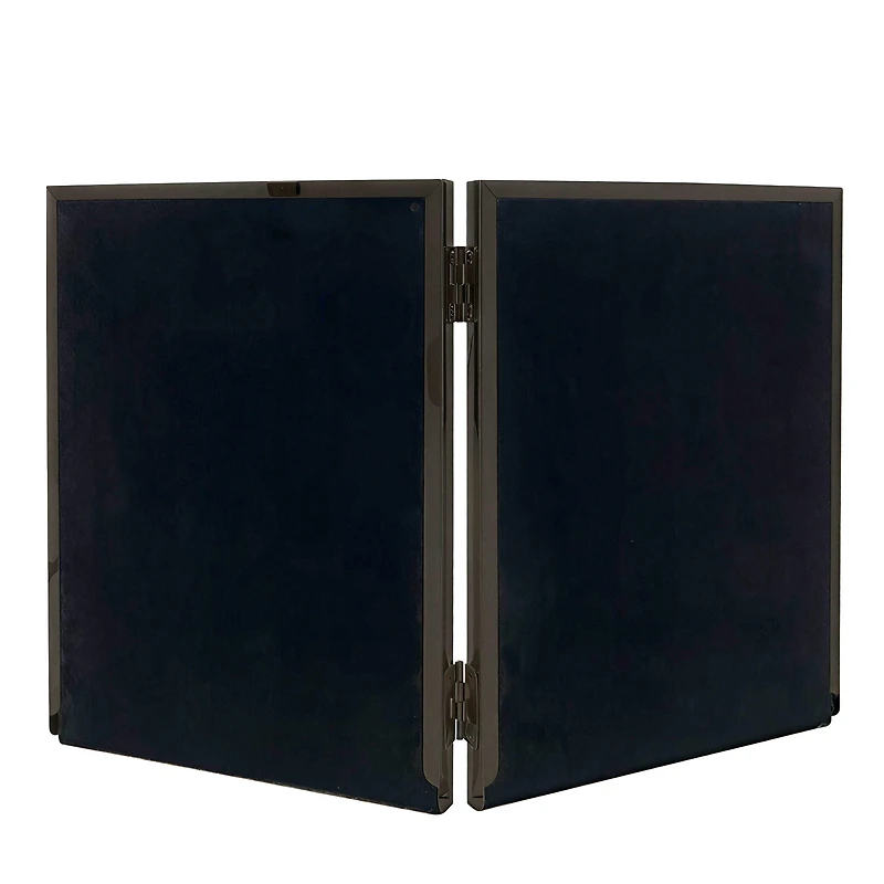 Cadre photo double Versailles 4x6 - Noir