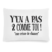 Text cushion landscape - Not 2 like you