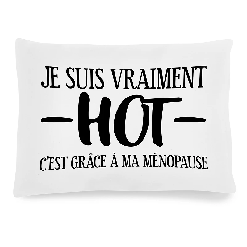 Coussin à texte paysage - Ménopause