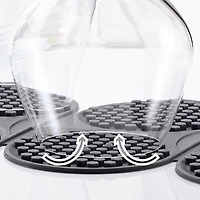 Tapis égouttoir pour verres