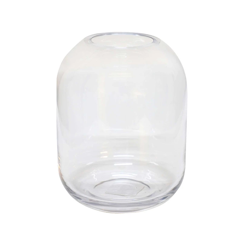 Round vase 5" x 6" - Clear
