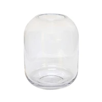 Round vase 5" x 6" - Clear