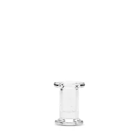 Porte-chandelle en verre