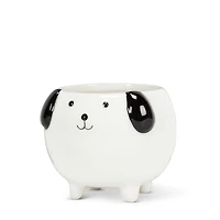 Pot en céramique sur pied