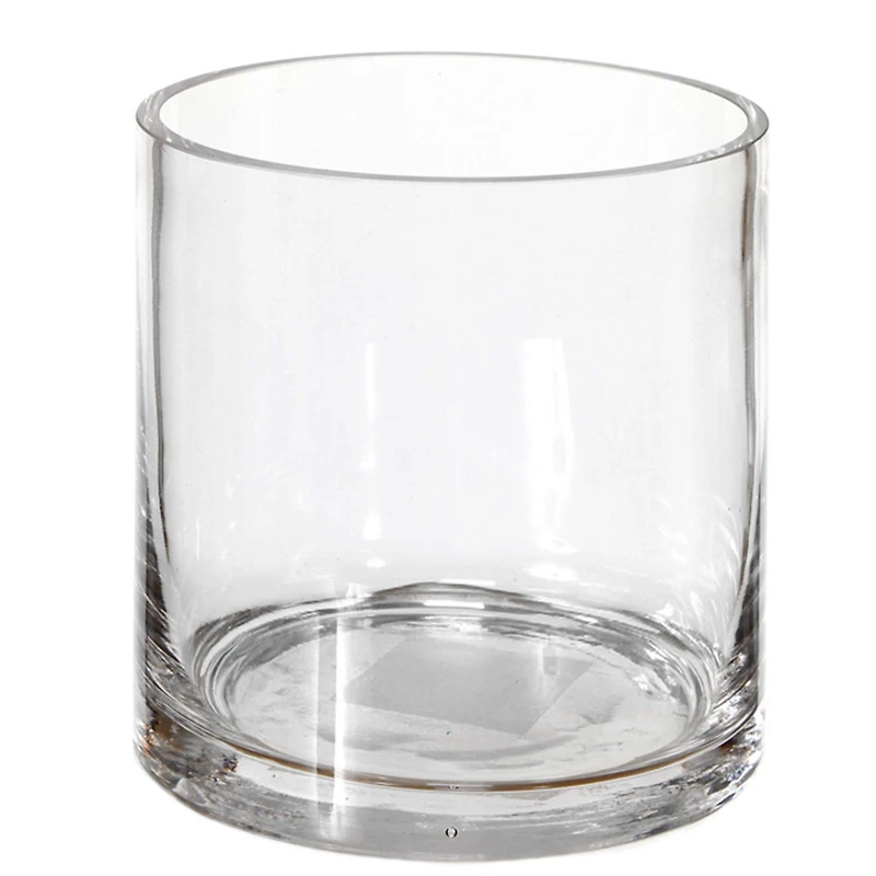 Thick glass vase - Cylindrical