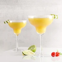 Ensemble de 2 grands verres à margarita