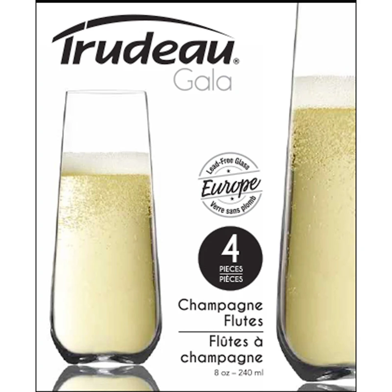 Flûtes à champagne sans pied - Gala