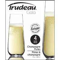 Flûtes à champagne sans pied - Gala
