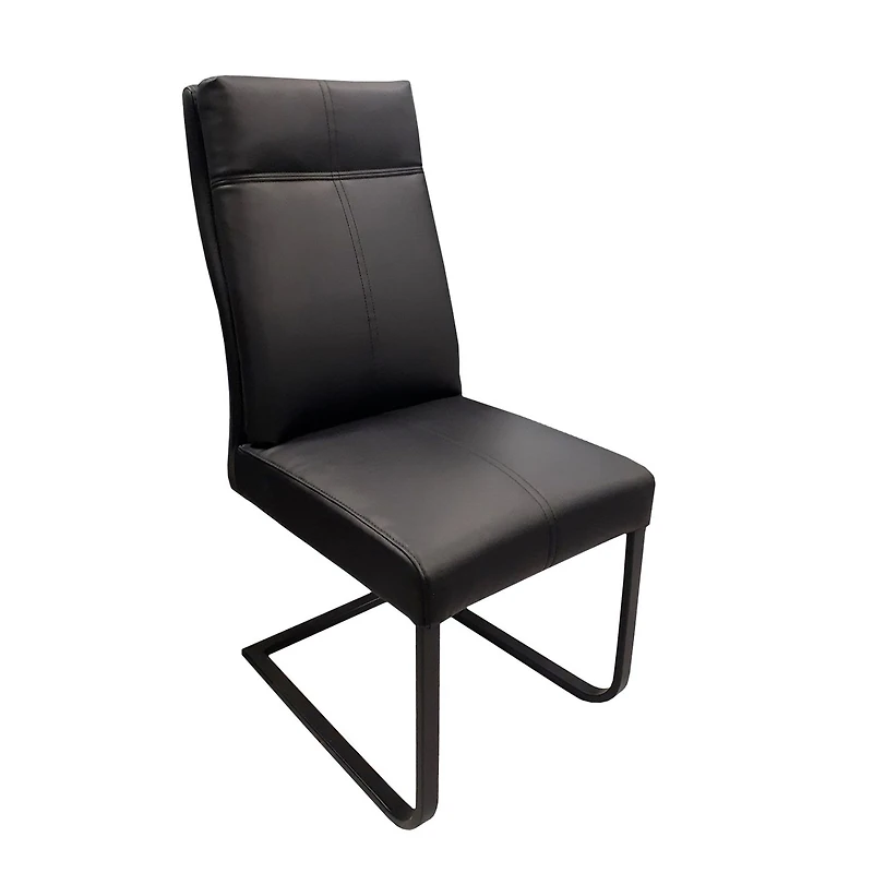 Chaise en PU - Noire