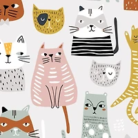 Plateau-coussin - Chats modernes