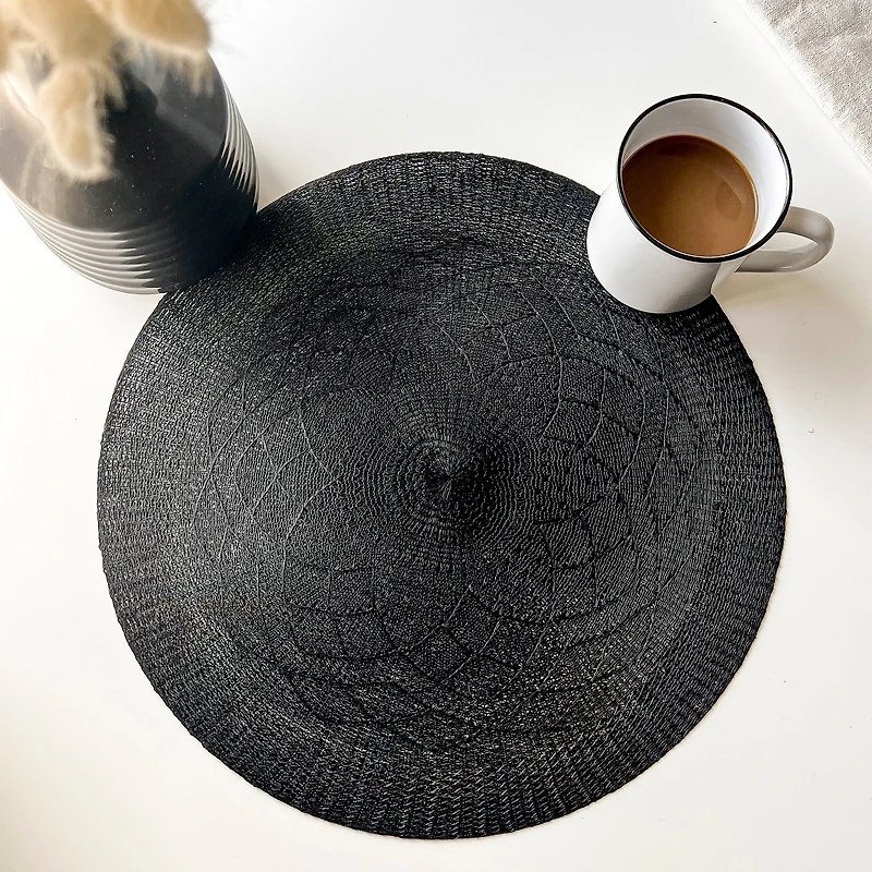 Napperon en polyester - Noir