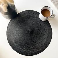 Napperon en polyester - Noir
