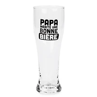 Verre à bière - Papa mérite une bonne bière