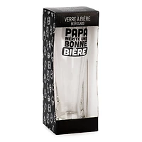 Verre à bière - Papa mérite une bonne bière