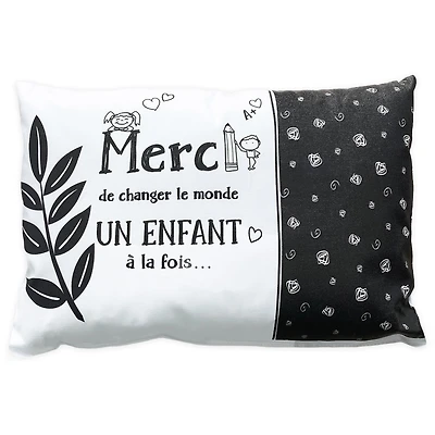 Text cushion - Merci
